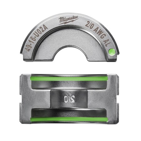 Milwaukee Tool 2/0  Aluminum U Style Die 49-16-U02A